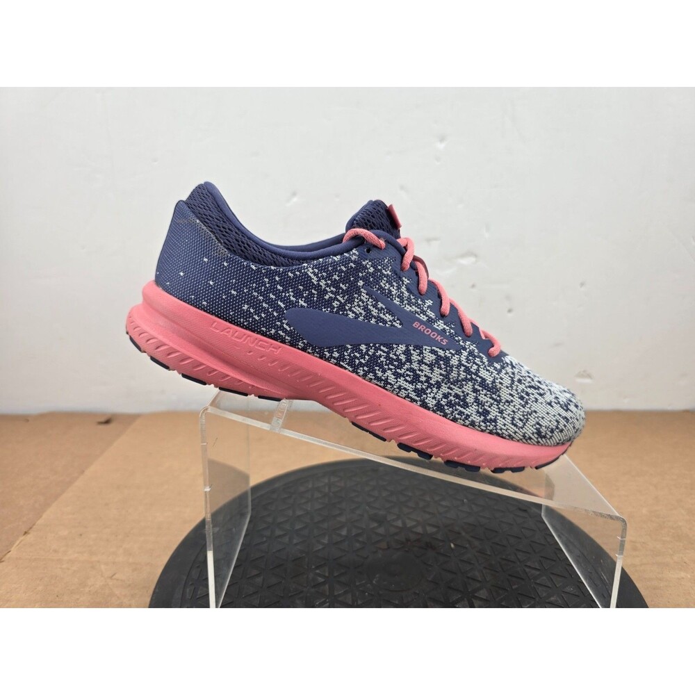 Brooks Launch 6 Womens Running Shoes Blue Pink 1202851B422 Size 8.5